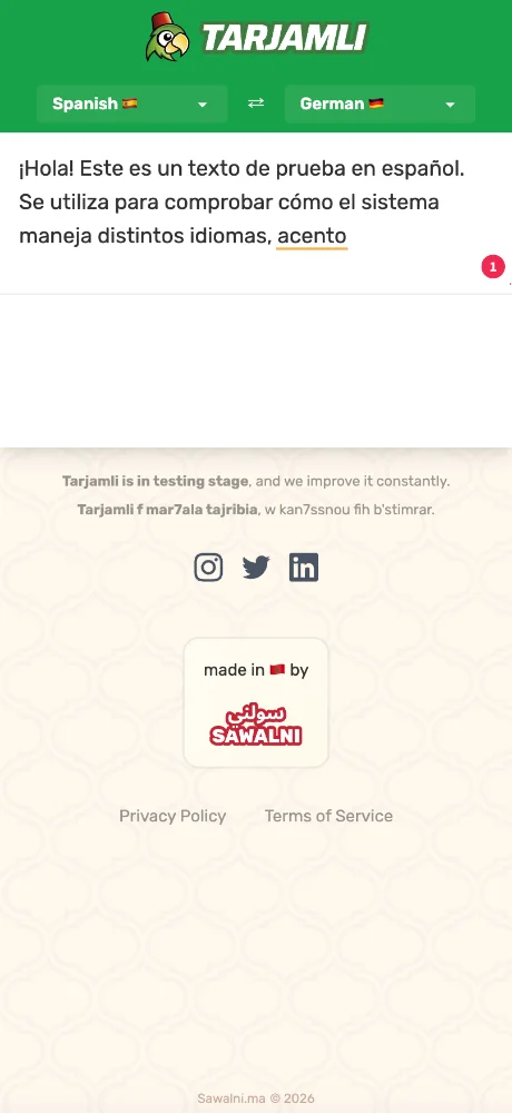 Tarjamli screenshots 2