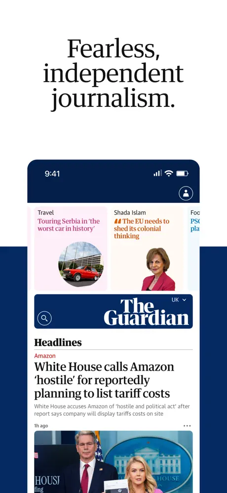 The Guardian screenshots 1