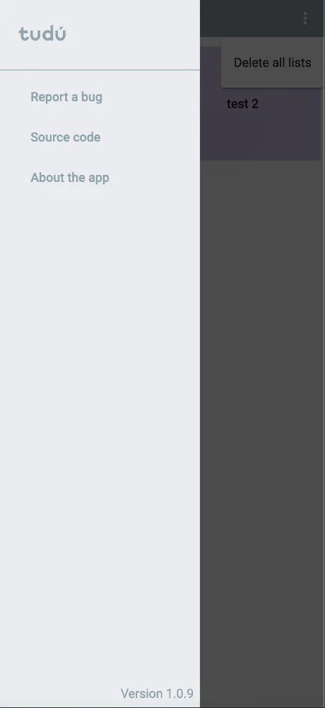 Tudú list screenshots 3