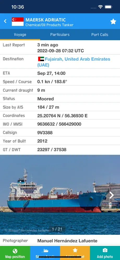 VesselFinder screenshots 4
