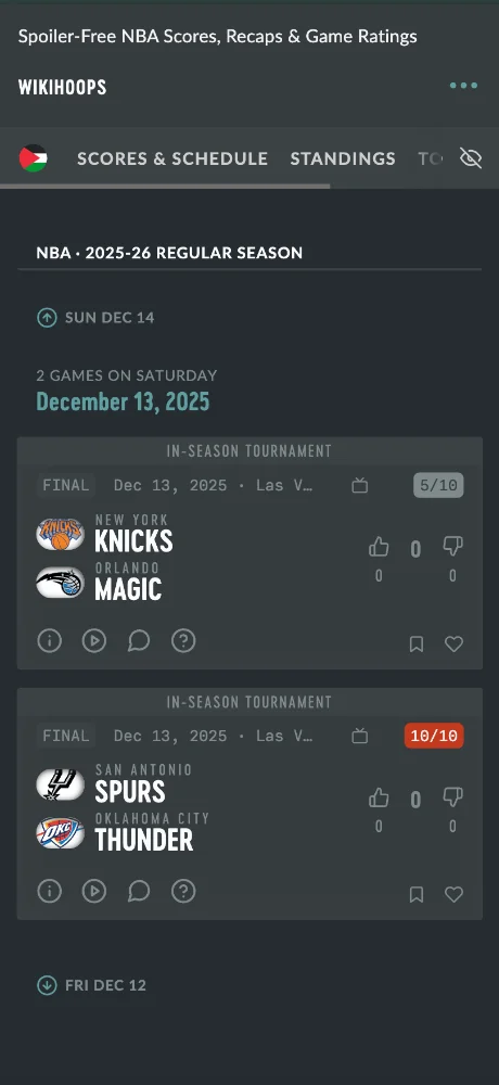 wikihoops screenshots 1